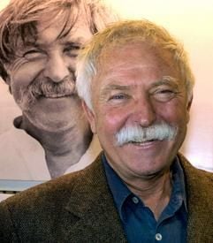 Der Schriftsteller Janosch, mit bürgerlichem Namen Horst Eckert, aufgenommen auf der Buchmesse in Leipzig. (Foto: dpa)