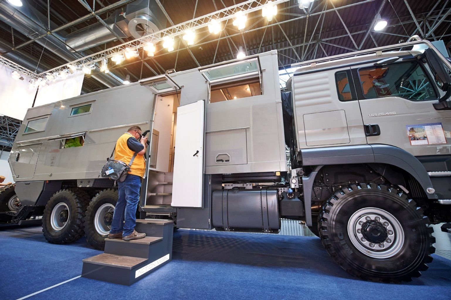 Einfach riesig: Der Globecruiser 7500 family des Herstellers Action Mobil.