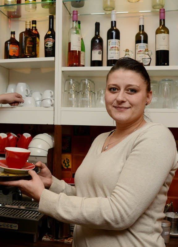 Die neue Chefin im Café Rosso: Agnieszka Pruszkowska