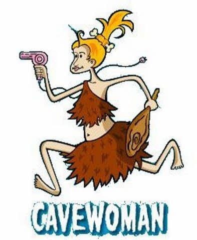 Das Logo von "Cavewoman".