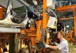 Volkswagen Sachsen GmbH in Zwickau/Mosel (Foto: dpa)