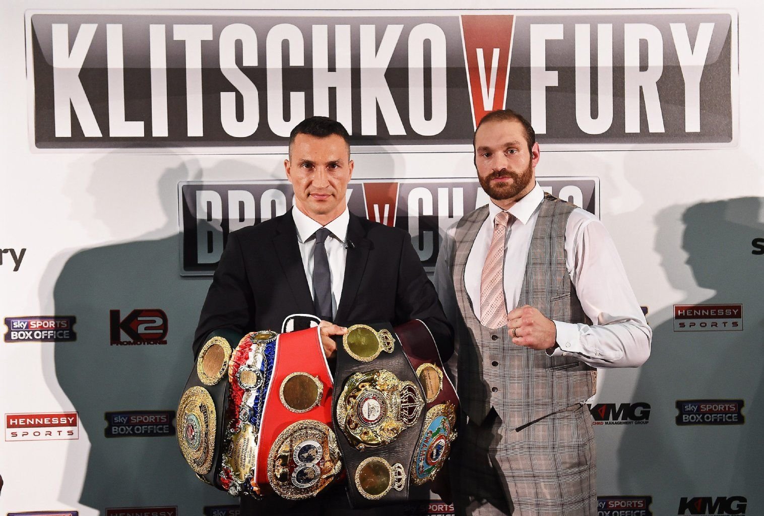 Die Pressekonferenz der beiden Kontrahenten am 23. September