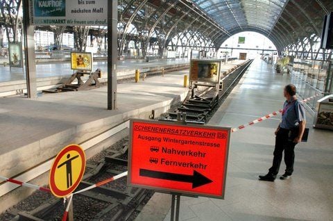 Der Leipziger Hauptbahnhof wird gesperrt. (ARCHIVFOTO: MZ)