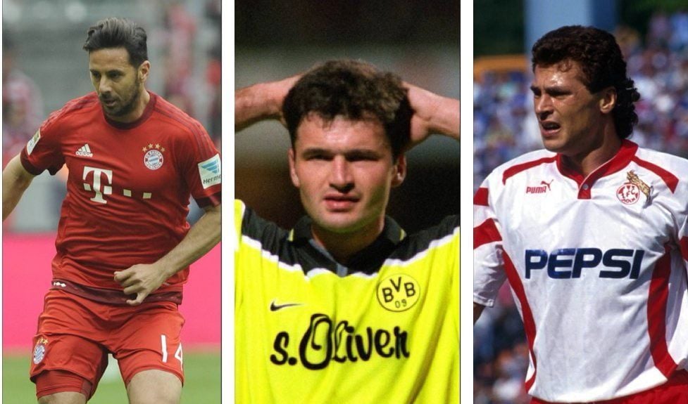 Claudio Pizarro, Stephane Chapuisat und Toni Polster gehören zu den erfolgreichsten ausländischen Torschützen der Bundesliga.