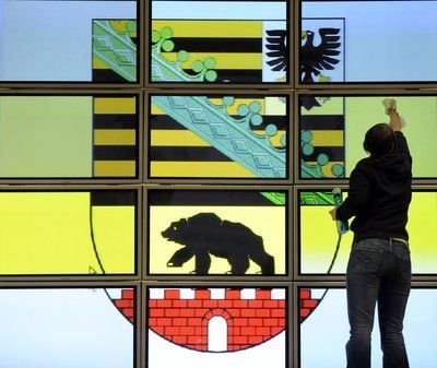Das Wappen Sachsen-Anhalts. (FOTO: DPA)