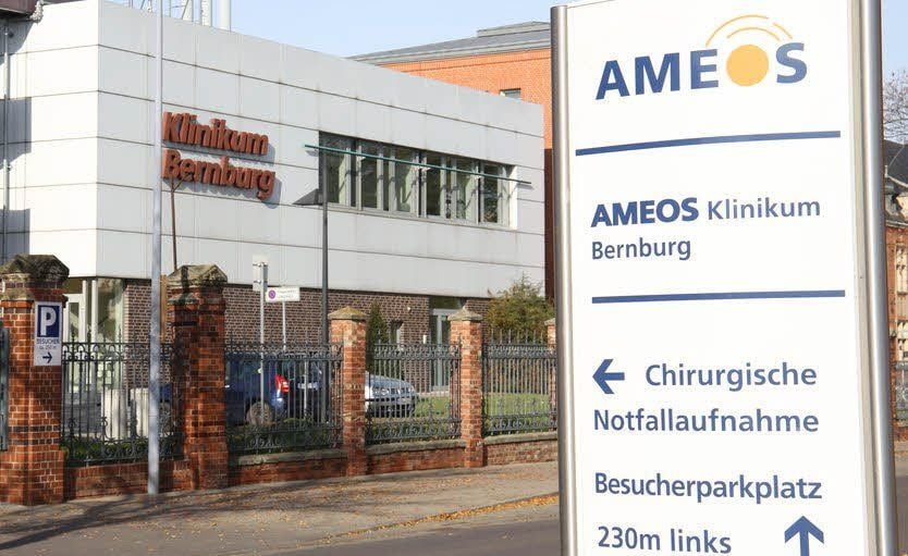 Das Ameos-Klinikum in Bernburg