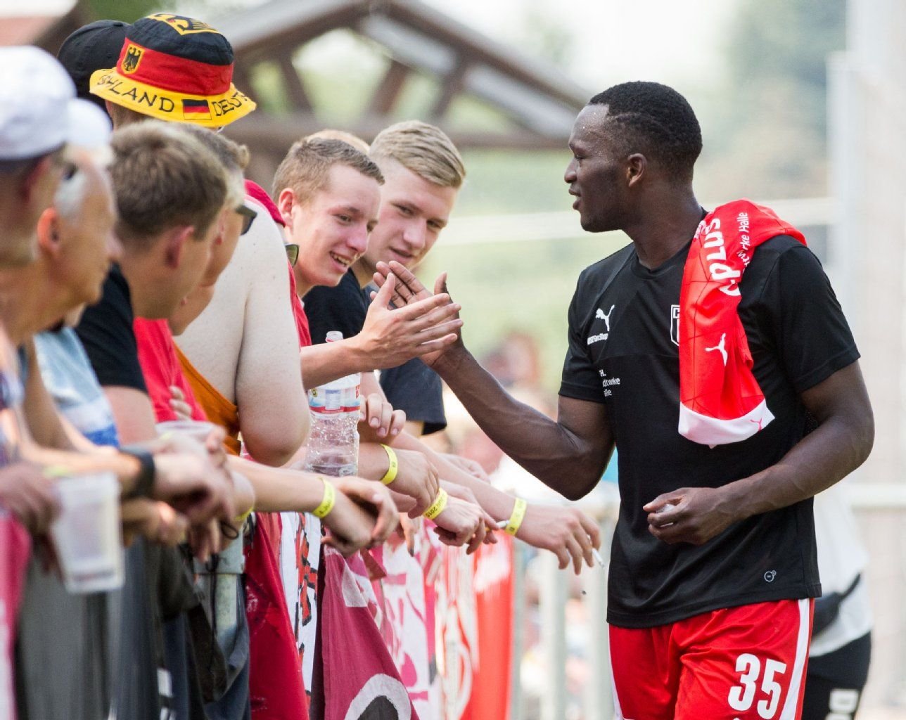 Strmer Osayamen Osawe traf gleich drei Mal.