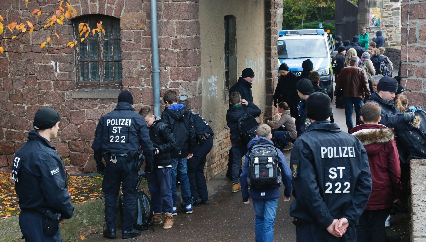 Polizeieinsatz am Burg-Gymnasium in Wettin