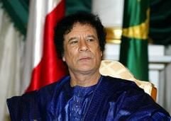 Der libysche Staatschef Gaddafi auf einem Archivbild. (Foto: dpa)