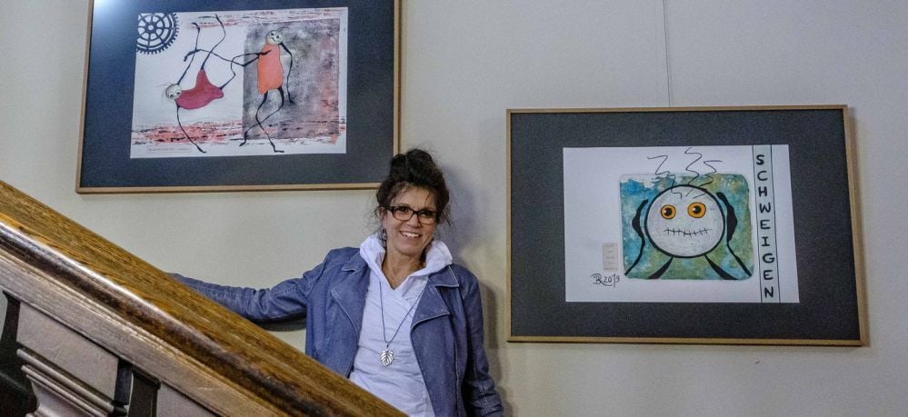 Unter dem Titel „Alles hat seine Zeit“ zeigt Birgit Reichenberger ihre Arbeiten im Wittenberger Alten Rathaus.