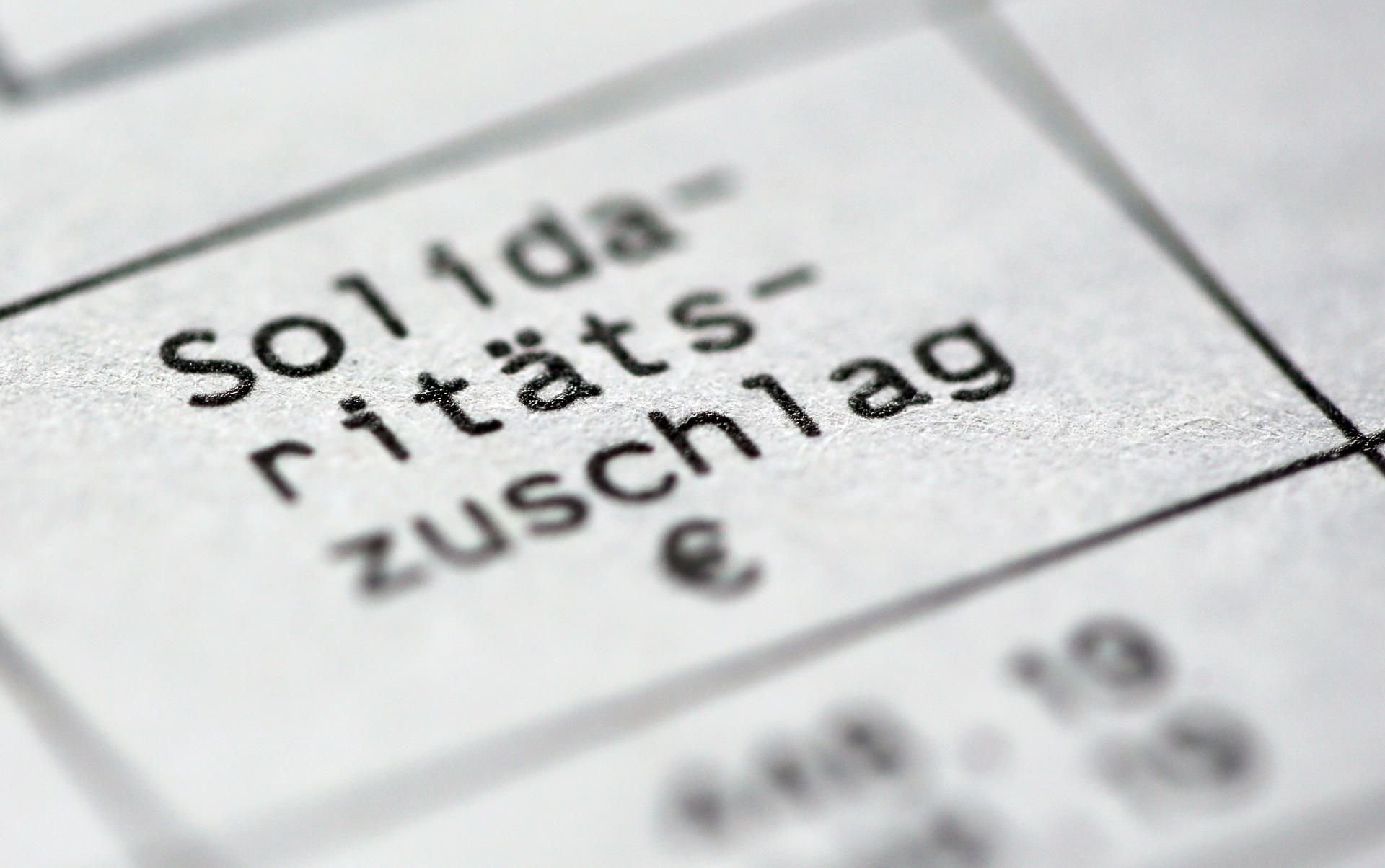 Der Solidaritätszuschlag entfällt ab 2021 für 90 Prozent der Bürger.