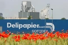 Blick auf das Werk der Delipapier GmbH Arneburg (Landkreis Stendal), aufgenommen am 01.06.2007. (Foto: dpa)