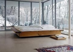 Schwebender Effekt: Das Bett „Noah“ scheint zu fliegen. (Foto: dpa)
