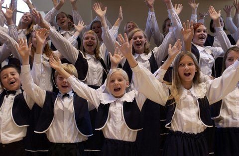 Der Kinderchor der Stadt Halle (FOTO: ARCHIV)