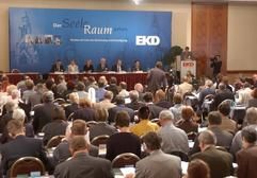 Die Mitglieder der Synode der Evangelischen Kirchen Deutschlands. (Foto: dpa)