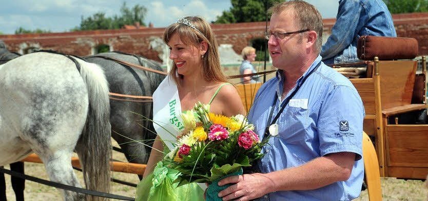 Bei der Eröffnung: Prinzessin Stefanie Rothe und Thomas Triczsz