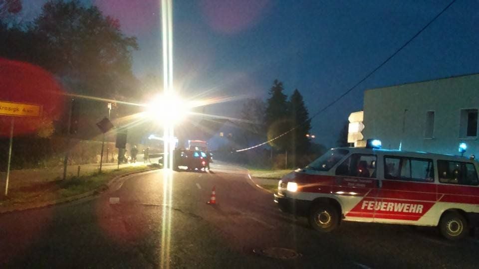 Die Unfallstelle in Merbitz