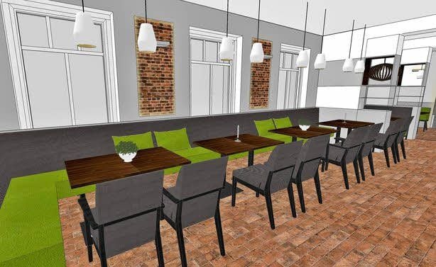 In seinem Innern wird das ehemalige Wörlitzer Gasthaus „Drei Linden“ kaum wiederzuerkennen sein. Schick, innovativ, mit klaren Konturen und Ziegelmotiv wird „Zieglers“ sich präsentieren.