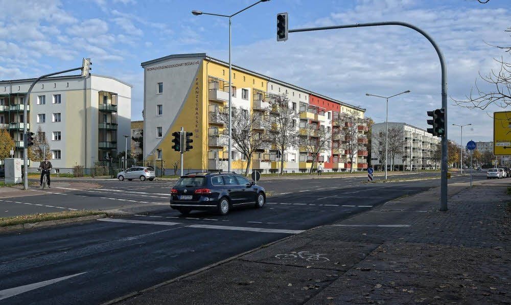 An dieser Stelle gab es vorige Woche einen schweren Unfall.