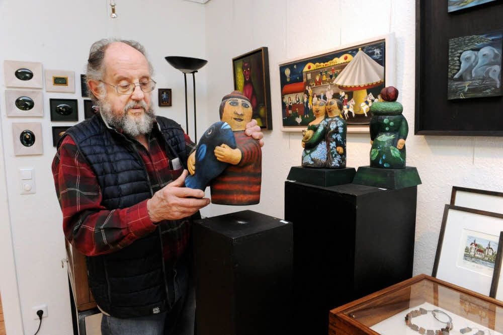 Ursula und Dietmar Kirsch aus Friedeburg öffnen am kommenden Wochenende ihr Atelier.