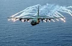 Flugzeug des Typs AC-130 (Archivbild: dpa)