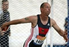 Thomas Loosch aus Wattenscheid gewann die Bronzemedaille im Diskuswerfen. (Foto: dpa)
