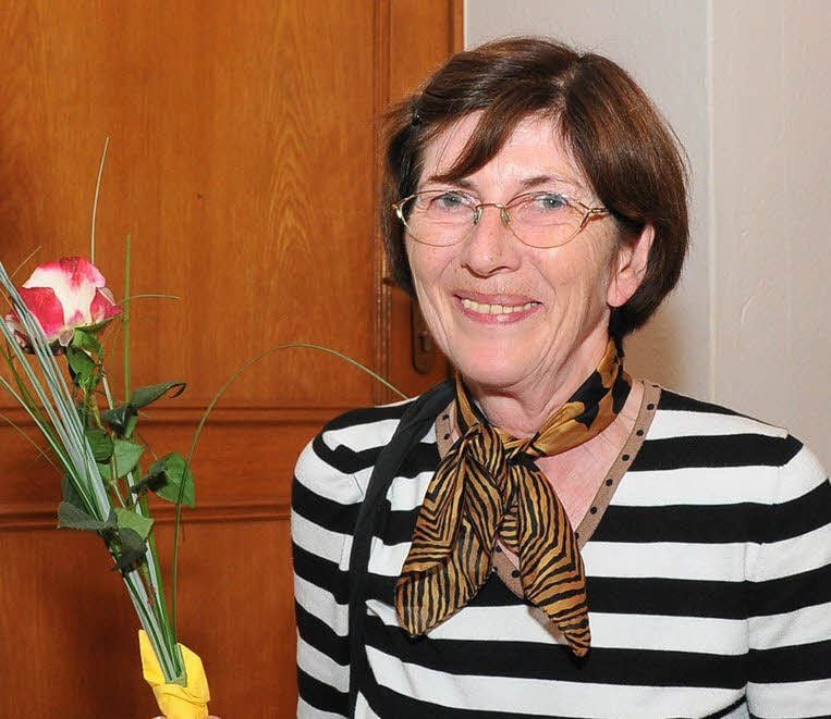 Beate Hoffmann arbeitet seit 20 Jahren aktiv im Förderkreis mit.