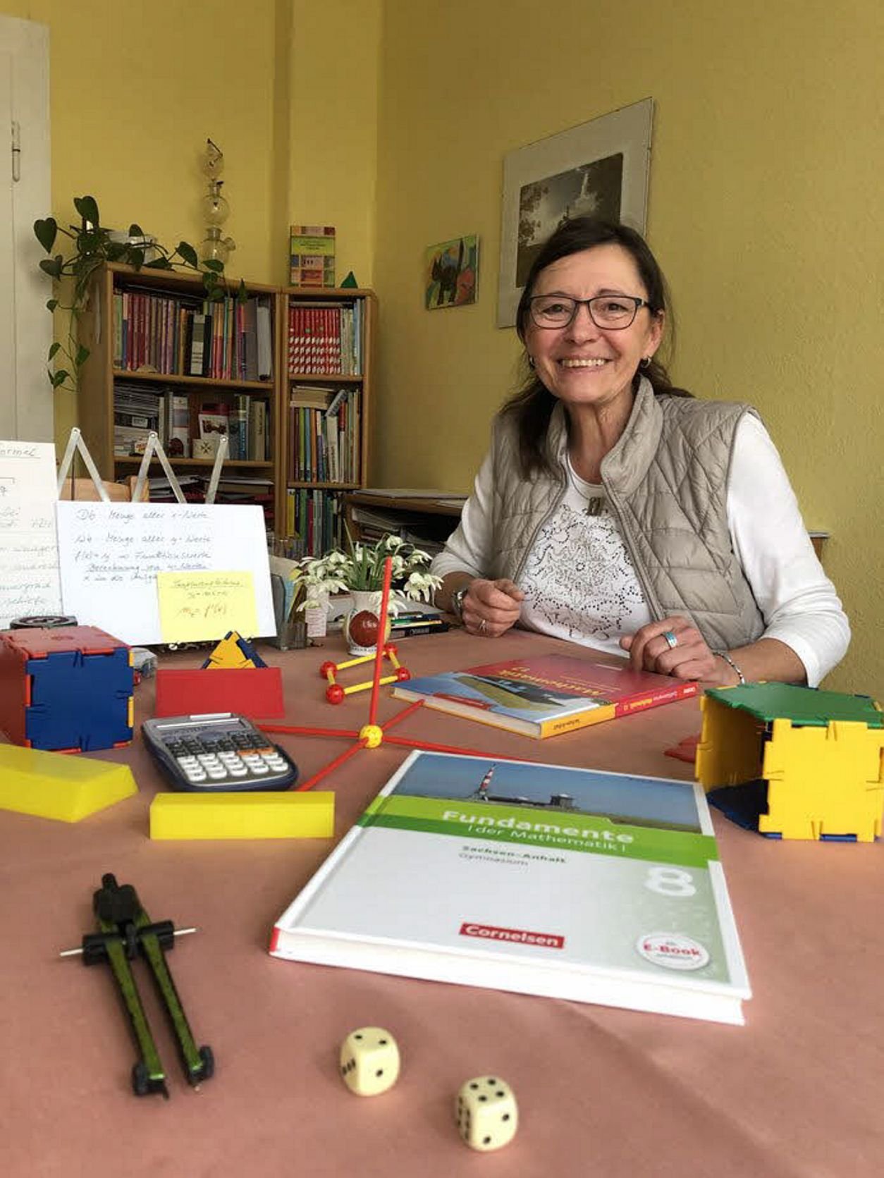 Jutta Renner erteilt seit 25 Jahren Nachhilfe- und Förderunterricht.