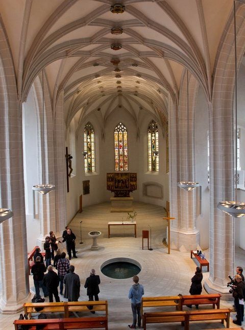 Das Schiff der Sankt Petri-Pauli-Kirche in Eisleben (Landkreis Mansfeld-Südharz). (FOTO: DPA)