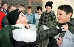 "Klassenkampf" auf dem Schulhof