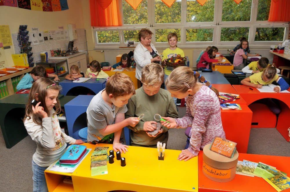 Die evangelische Grundschule in Zeitz besteht bereits seit fünf Jahren.