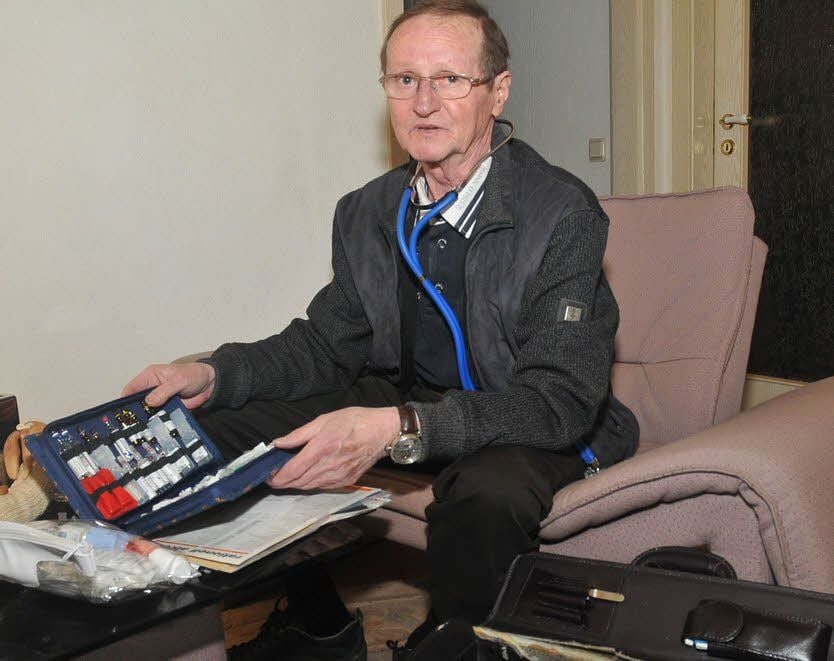 Wolfgang Enke geht nach 44 Jahren Tätigkeit als Betriebs- und Allgemeinarzt in Rottleberode in den Ruhestand.