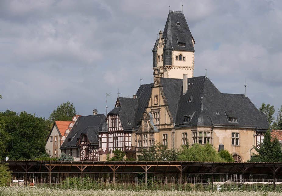 Die ehemalige Gartenbaufachschule in Quedlinburg.