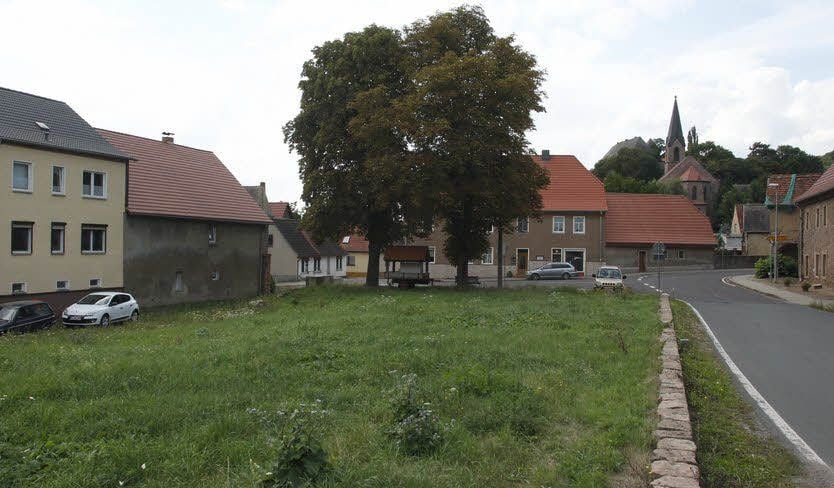 Die Fläche, auf dem das Gebäude entstehen soll.