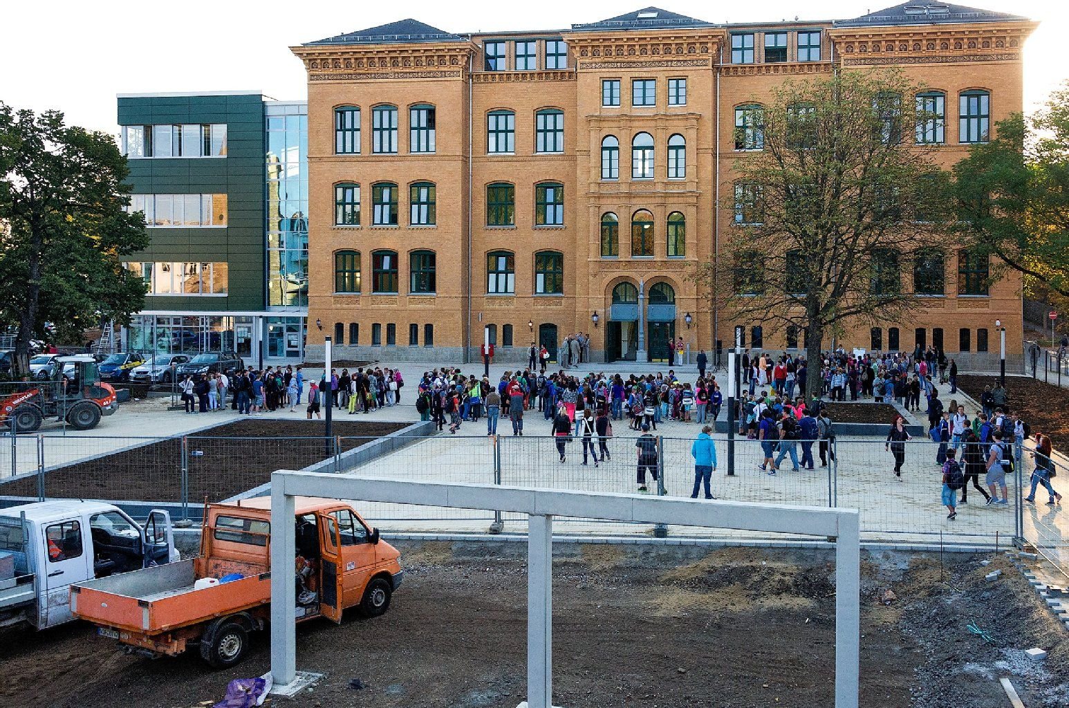 Die Goetheschule in Merseburg konnte im August 2013 nach zweijähriger Bauzeit wieder bezogen werden.