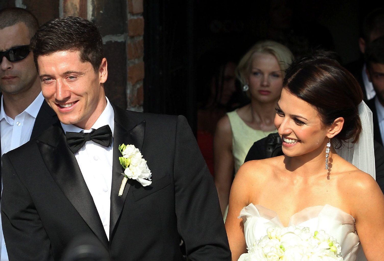 Robert Lewandowski und Anna Stachurska haben am Sonnabend geheiratet.