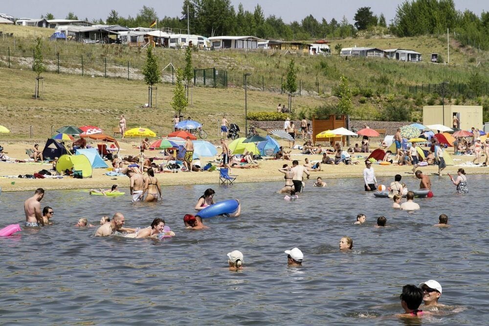 Das Strandbad Stöbnitz ist im Sommer gut gefüllt.