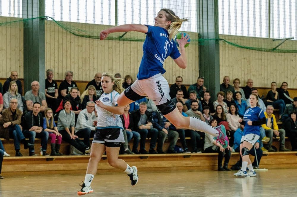 Izabella Rzeszotek - hier in der Partie gegen Salzland - hat für Aktivist gegen Calbe genau wie Christin Karl sechs Treffer erzielt.