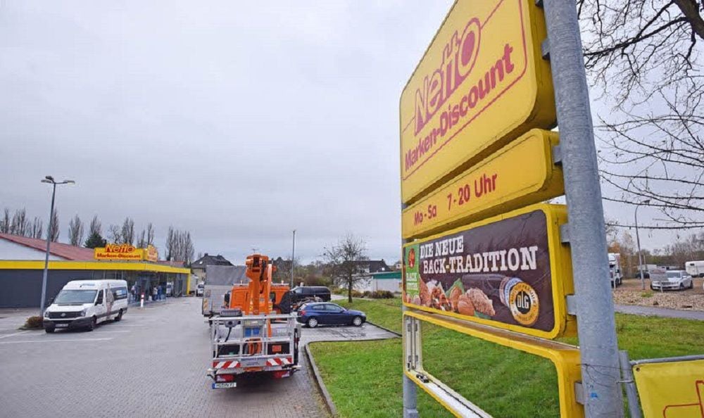 Der Discounter wird kommende Woche wiedereröffnet.