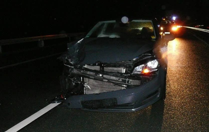 Bei einem Unfall auf der B6 wurde ein 28-Jähriger leicht verletzt.