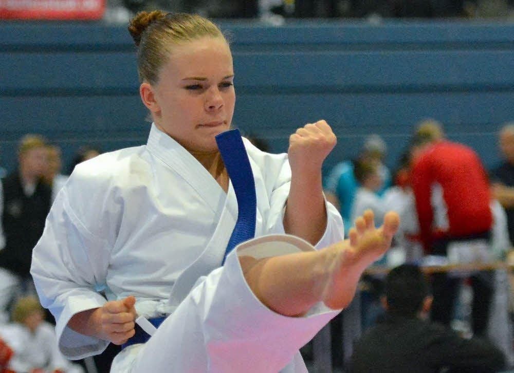 Marie-Josefine Richter bei der Harzmeisterschaft. Bei der EM in Lissbaon verpasste sie nur knapp die Bronzemedaille.