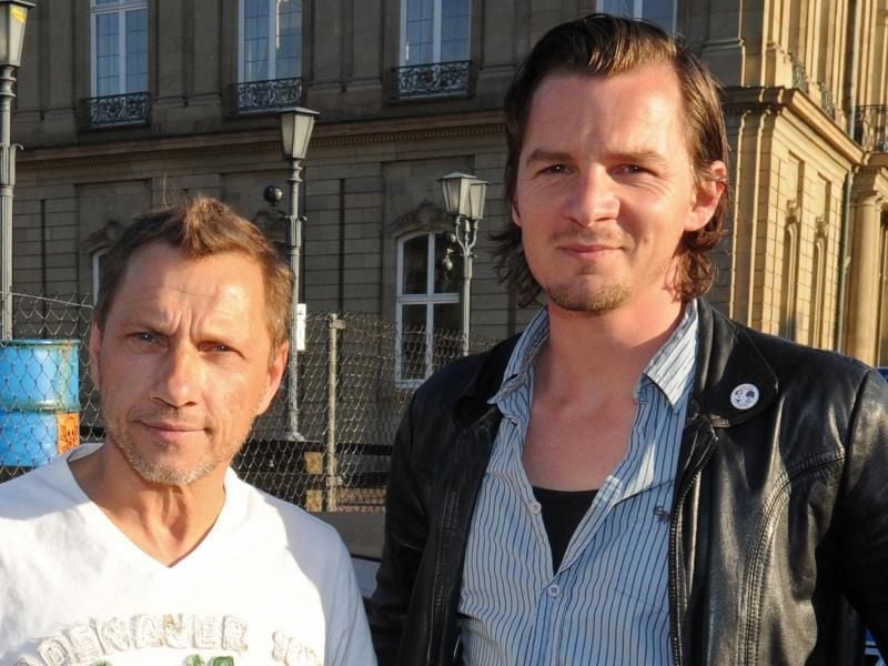 Die Stuttgarter „Tatort”-Kommissare Thorsten Lannert (Richy Müller, l) und Sebastian Bootz (Felix Klare). Foto: Franziska Kraufmann