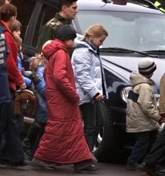 Befreite Kinder in Moskau