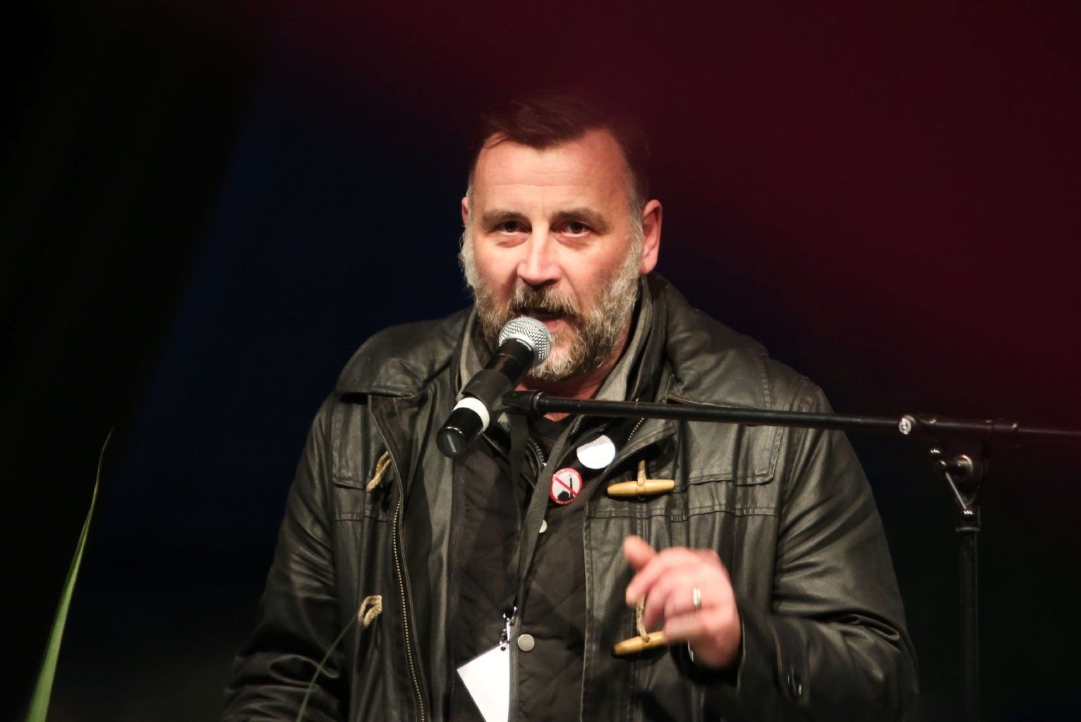 Der Mitbegründer der Pegida, Lutz Bachmann.