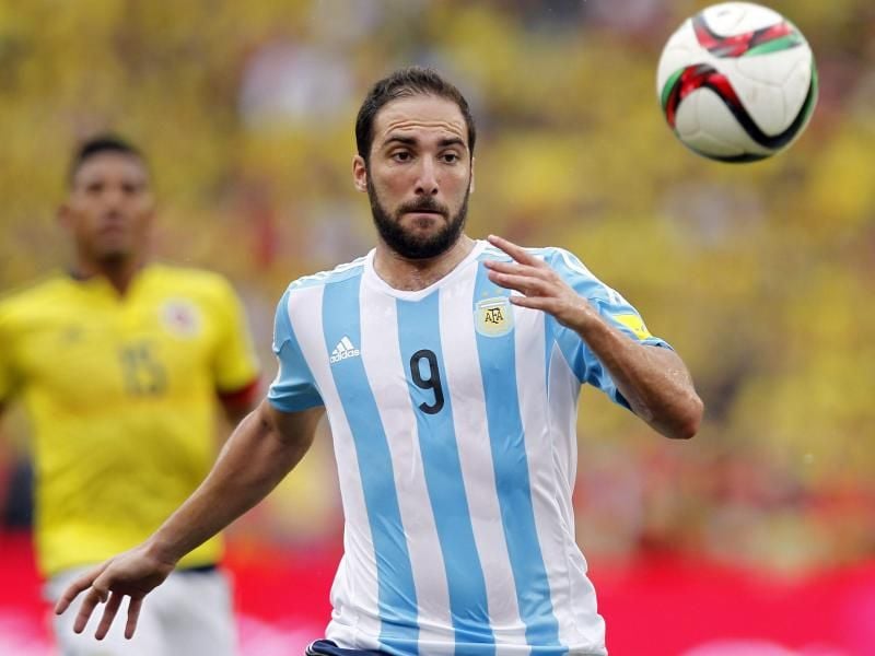 Beendet seine Karriere in der argentinischen Nationalmannschaft: Gonzalo Higuaín. Foto (Archiv): Mauricio Duenas Castañeda/EFE/dpa Foto: Mauricio Duenas Castañeda