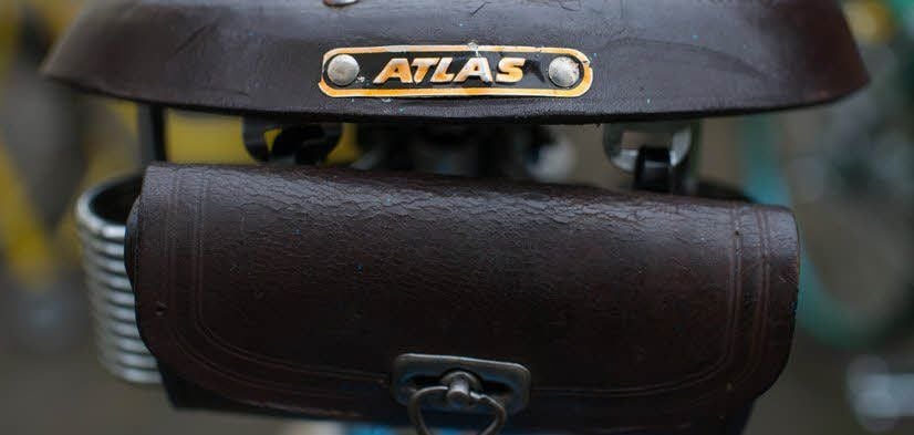 Die gute alte Werkzeugtasche aus Leder.