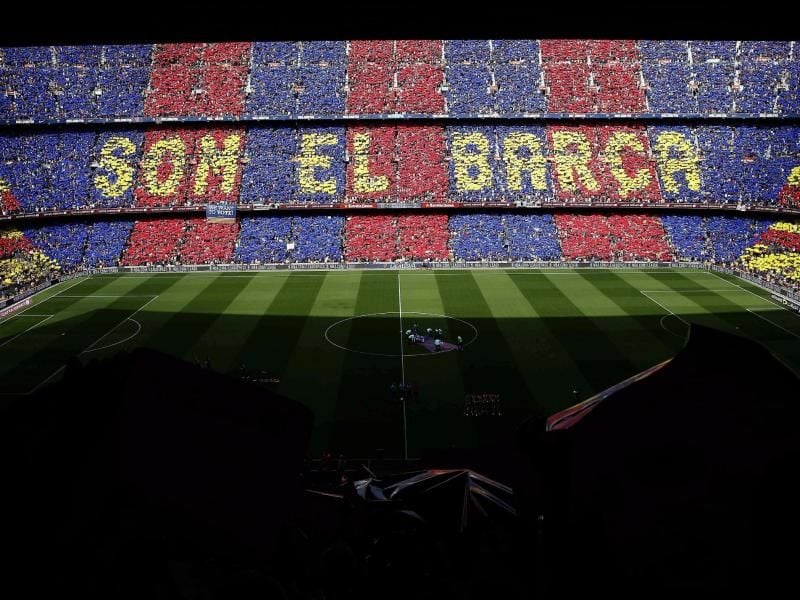 Das Camp Nou wird auf 105.000 Plätze ausgebaut. Foto: Alberto Estevez