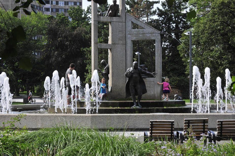 Der Brunnen im Stadtpark