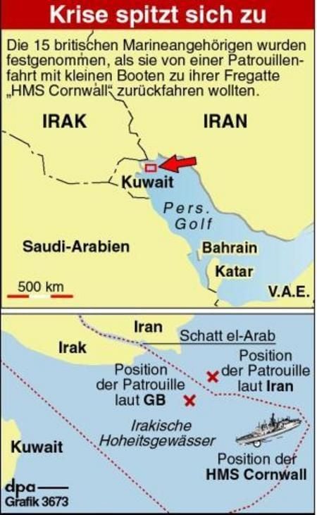 Infokarte Schatt el-Arab (Grafik: dpa)