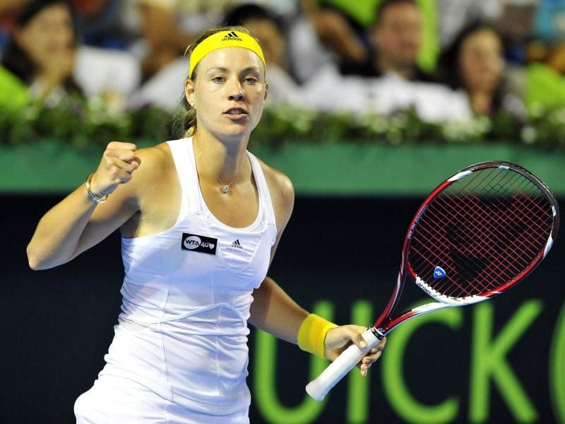 Angelique Kerber kann im Finale ihren dritten Titel gewinnen.